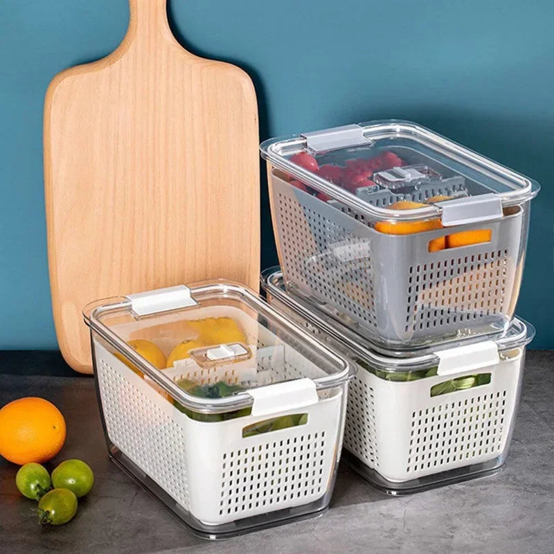 FreshGuard Double Layer Storage Box