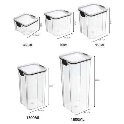 ClearStack Food Storage Jars