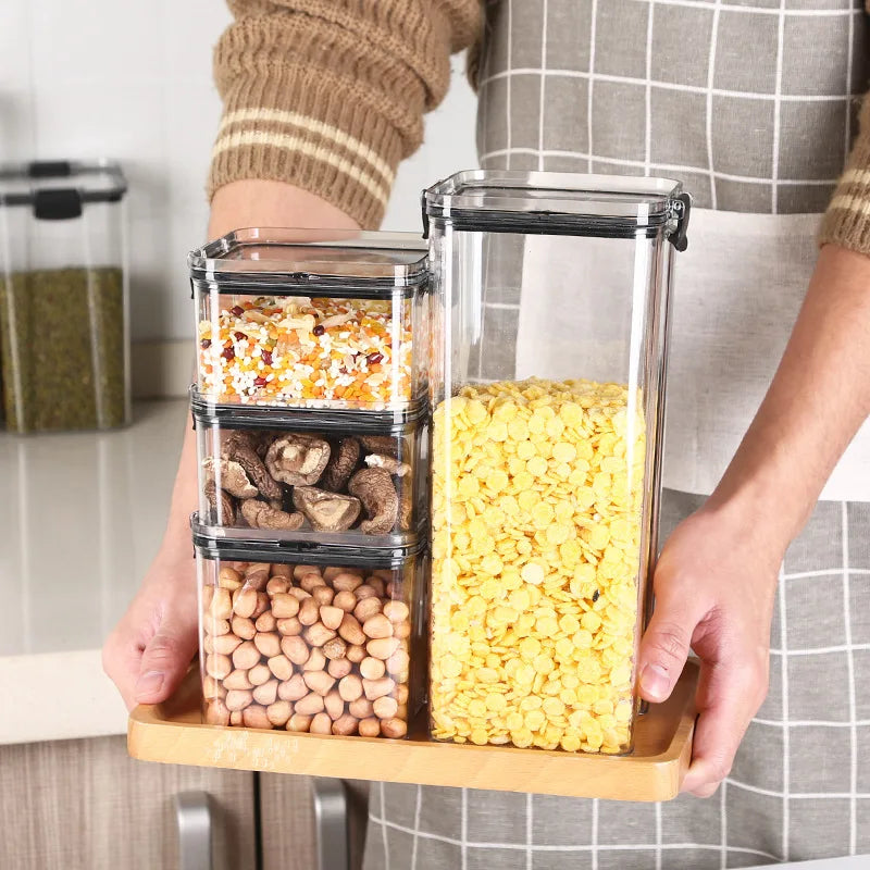 ClearStack Food Storage Jars